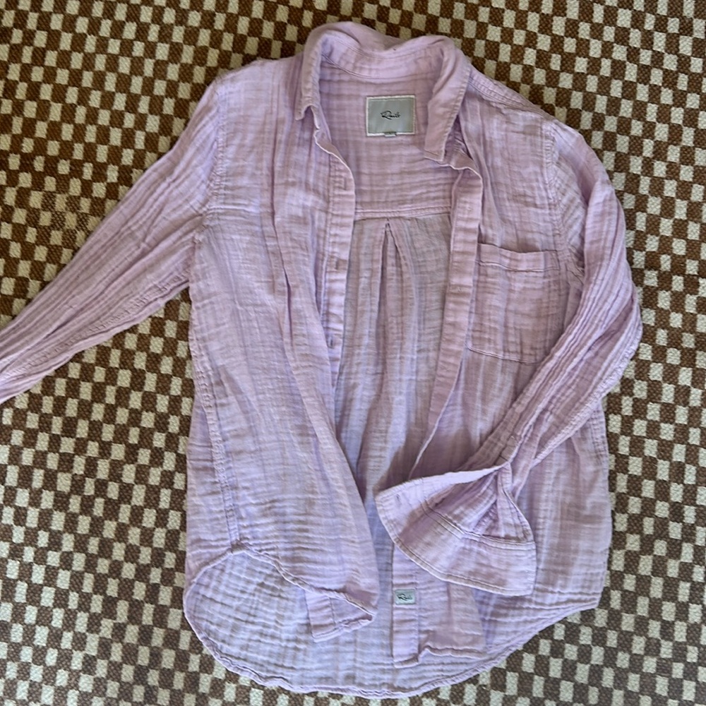 Rails linen button down